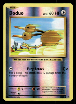 Pokemon XY Evolutions Doduo Common REVERSE HOLO #69/108 NM - Image 1