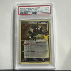 PSA 9 Greninja Gold Star Promo SWSH144 Pokemon Celebrations ETB - Image 1