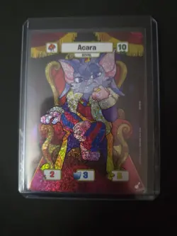 Neopets Battledome TCG Champions Of Meridell Royal Acara Boy Card - Image 1