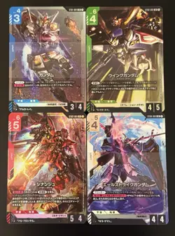 Gundam Card Game Starter Set (Japanese) ST01 ST02 ST03 ST04 Unused. No Box New - Image 1