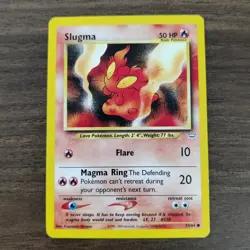Slugma 53/64 - MP Neo Revelation - 2000 Common Pokemon TCG Card - Image 1