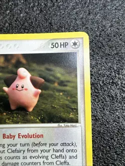 Cleffa 21/115 EX Unseen Forces Regular Rare 2005 Nintendo Pokemon Card - Image 4