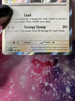 Pokemon TCG Paldean Fates Jigglypuff Card 198/091 Shiny Holo Rare - Image 3