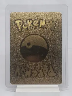 1999 WOTC Pokemon Charizard Gold Foil Fan Art Textured Card 4/102 - Rare - Image 2