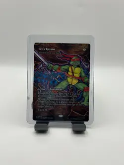 MTG, Leo's Katana - Sword of Sinew and Steel 18 NM (Borderless) Teenage Mutant R - Image 1