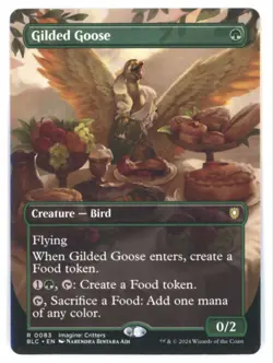 MtG BLC Gilded Goose #83 Borderless - Image 1