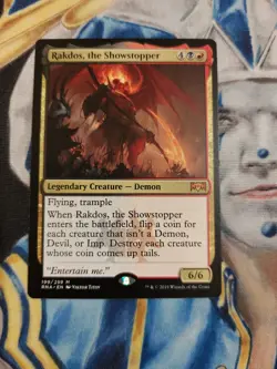 Rakdos, the Showstopper MTG Ravnica Allegiance Mythic Creature NM-M x1 - Image 1
