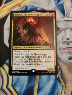 Rakdos, the Showstopper MTG Ravnica Allegiance Mythic Creature NM-M x1 - Image 2