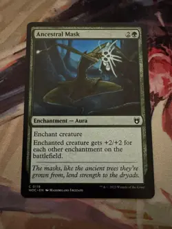 Ancestral Mask 119 Common Commander: Wilds of Eldraine Magic: The Gathering NM - Image 1
