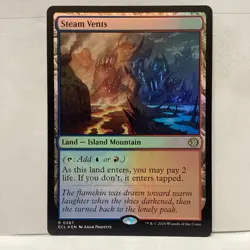 MTG Steam Vents Magic: The Gathering Lorwyn Eclipsed Foil Rare #0267 - Image 1
