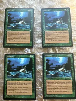 Set Of 4 (x4 4) Hurricane | Ice Age | MTG Magic The Gathering | NM+ Unplayed - Image 1