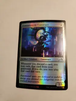 2022 MTG MAGIC THE GATHERING KAMIGAWA NEON DYNASTY FOIL CONTAINMENT CONSTRUCT - Image 1