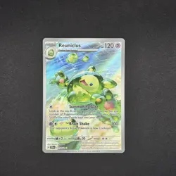 Pokemon TCG REUNICLUS #171/162 Temporal FORCES Illustration Rare - Image 1