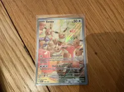 Pokemon TCG Eevee 188/167 Twilight Masquerade IR Near Mint Condition - Image 1