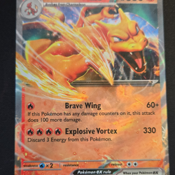 Pokemon Charizard ex 006/165 Sv: Scarlet & Violet 151 Double Rare 330 HP Holo - Image 1