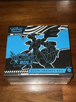 Pokemon TCG Scarlet & Violet Black Bolt Elite Trainer Box Zekrom Meloetta - Image 1