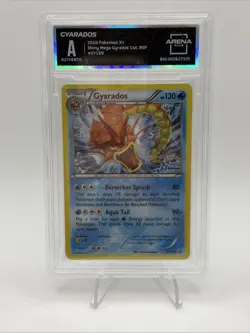 2016 POKEMON XY BLACK STAR PROMO SHINY MEGA GYARADOS #XY109 GYARADOS Authentic - Image 1