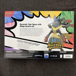 Pokemon TCG Ascended Heroes Premium Poster Collection Mega Lucario - Going fast! - Image 2