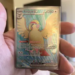 Pidgeot EX 217/197 Ultra Rare Full Art Holo Obsidian Flames Near Mint NM Pokemon - Image 1