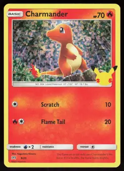 Charmander 009/025 Promo McDonald's 25th Anniversary Promos Pokemon Holo NM - Image 1