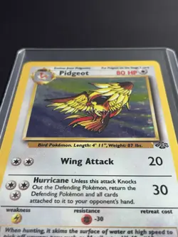 Pokemon '018 Pidgeot 8/64 Holo Rare Vintage WOTC 1999 LP - Image 4