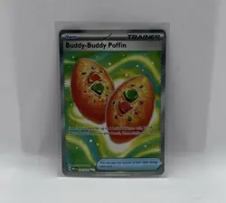 Buddy-Buddy Poffin Ultra Rare Pokemon TCG Mega Evolutions 167/132 NM Condition - Image 1