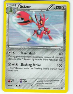 Scizor - Holo - 94/149 Boundaries Crossed - Pokemon TCG - 2012 - Image 1