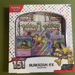 Pokemon TCG: Scarlet & Violet-151 Alakazam ex Collection Box 820650855269 - Image 1