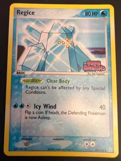POKEMON EX HOLON PHANTOMS (DELTA SPECIES) REVERSE HOLO REGICE 27/110 - Image 1