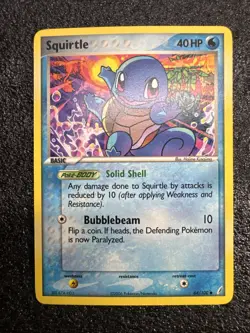 Squirtle 64/100 Crystal Guardians Regular Pokemon TCG NM - Image 3