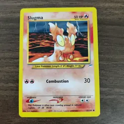 Slugma 82/105 - LP Neo Destiny - 2000 Common Pokemon TCG Card - Image 1