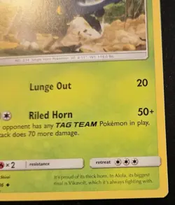 Heracross 9/236 Uncommon Sun & Moon: Cosmic Eclipse Pokemon TCG - Image 5