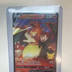 Pokemon Lance's Charizard V Promo Holo SWSH133 Sword & Shield 220HP Flamethrower - Image 1