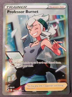 Pokemon Professor Burnett TG26/TG30 Silver Tempest NM/M Fast Shipping - Image 1