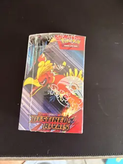Pokemon Destined Rivals Half Booster Box (18 Packs) New Factory Sealed - Image 1