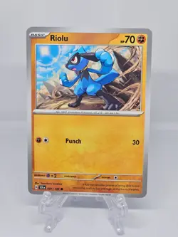 081/142 RIOLU | COMMON | STELLAR CROWN POKEMON CARD - Image 1
