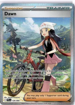 Pokemon Dawn Trainer Full Art Special Illustration Rare Holo Me02 129/094 Card - Image 1