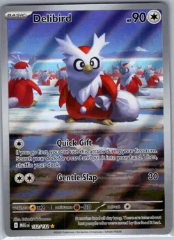 Delibird 152/132 ME01: Mega Evolution - Pokemon Card - NM - Image 1