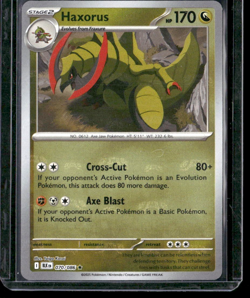 Haxorus 070/086 Masterball Reverse Holo Pokemon Card Black Bolt 2025 (NM) - Image 1