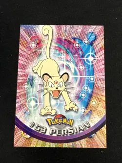 Persian #53 Pokemon Topps Card Pink Label - Image 1