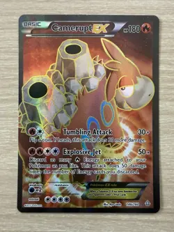 Camerupt EX - 146/160 - Pokemon Primal Clash Full Art Ultra Rare Card - Image 1