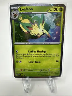 Leafeon 170 Black Star Promo Card Prismatic Evolutions - Image 1