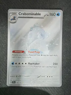 CRABOMINABLE - 149/142 - STELLAR CROWM - ILLUSTRATION RARE - POKEMON CARD - Image 1