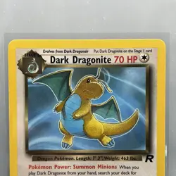 Dark Dragonite 22/82 Team Rocket Rare Non-Holo Pokemon Card WOTC NM - Image 2