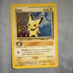 Pokemon Pichu Neo Genesis 12/111 Holo Rare Unlimited English TCG Card - Image 1