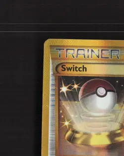 Switch 163/160 Primal Clash Gold Secret Rare Holo Pokemon Card DMG - Image 3