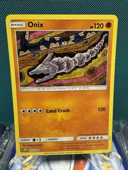 Trading Card Game Classic #010/034 Onix Holo NM - Image 1