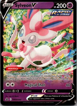 Sylveon V Promo SWSH: Sword & Shield Promo Cards SWSH202 NM - Image 1