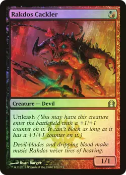 MTG FOIL Rakdos Cackler - Return to Ravnica #220 - Image 1