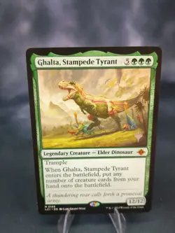 MTG Ghalta, Stampede Tyrant The Lost Caverns of Ixalan 0185 Regular Promo - Image 1